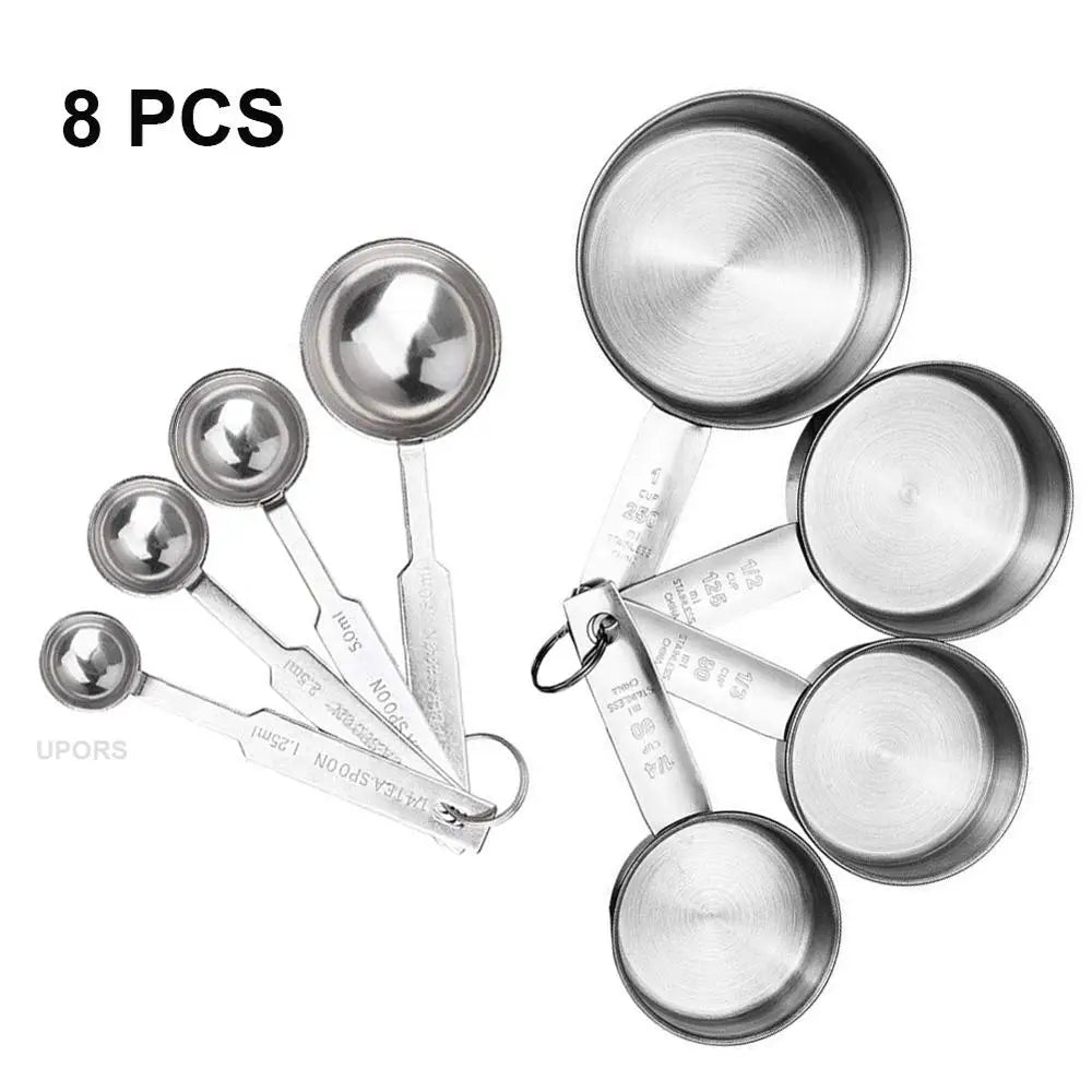 Upors Measuring Cups Premium Stackable Measuring Spoon Stainless