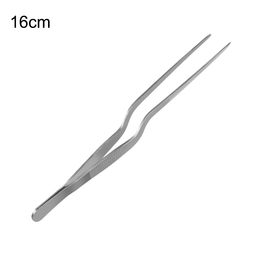 Tongs Utensils Bbq Tweezer Food Clip Stainless Steel