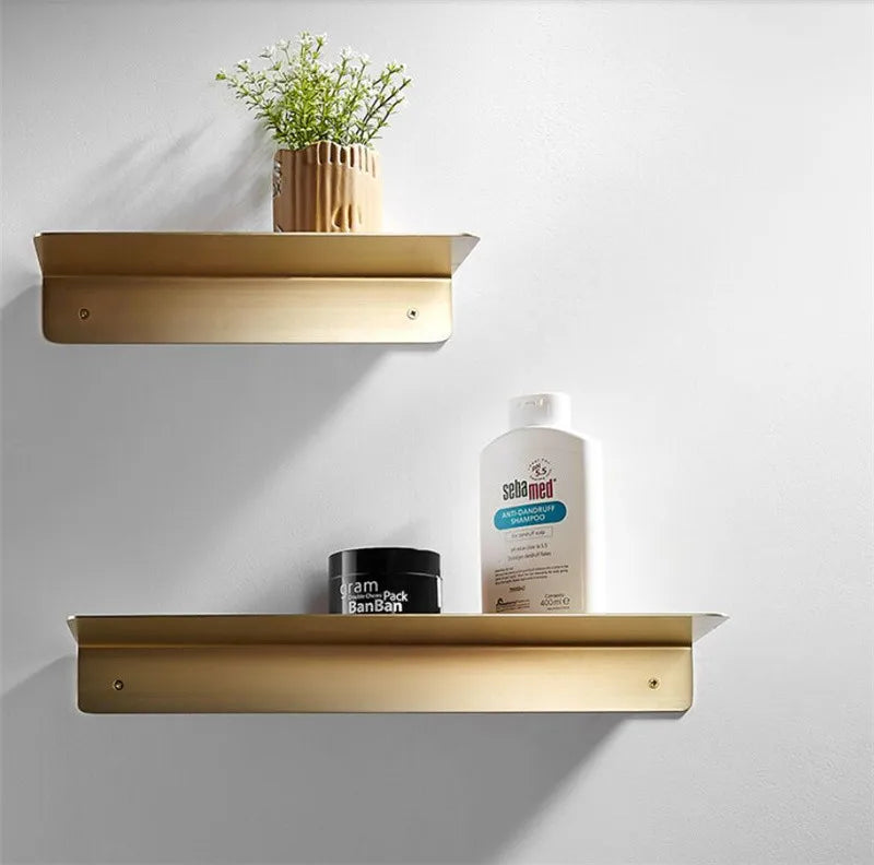 Bathroom Towel Rack Corner Shelf Paper Holder Hook