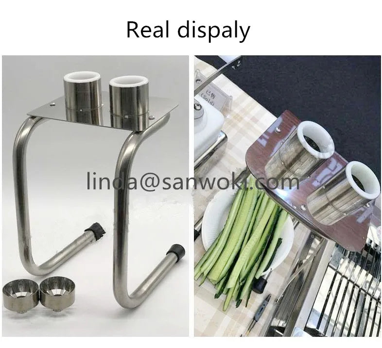 Cucumber Strips Cutting Machine Carrot Strips Cutter Vegetable