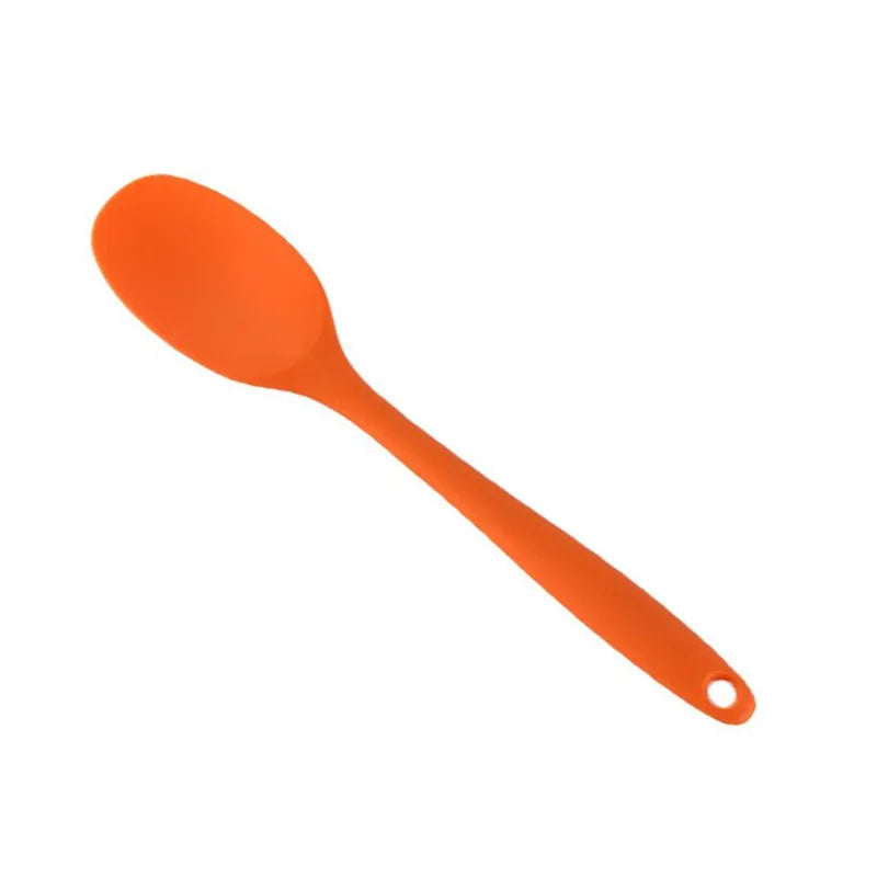 Cake Butter Spatula Silicone Spoon Mixing Spoon Long-Handled