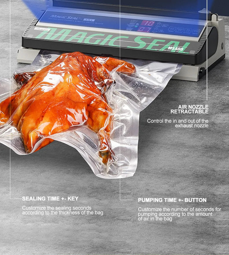Magic Seal Ms400 Food Vacuum Sealer Machine Vacuum