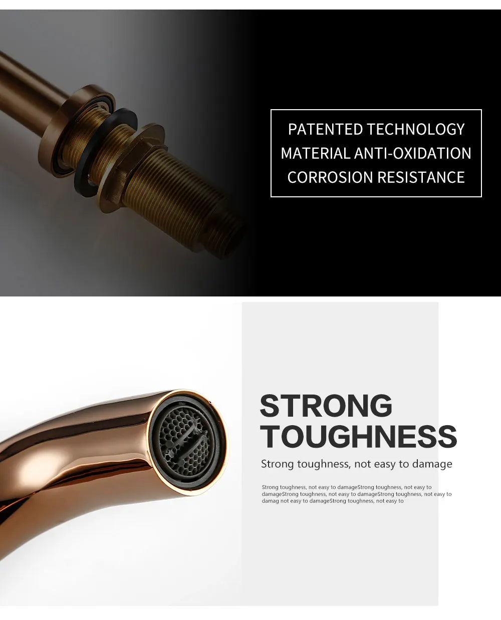 Bagnolux Golden Faucet Rod Ceramic Sheet Valve Core
