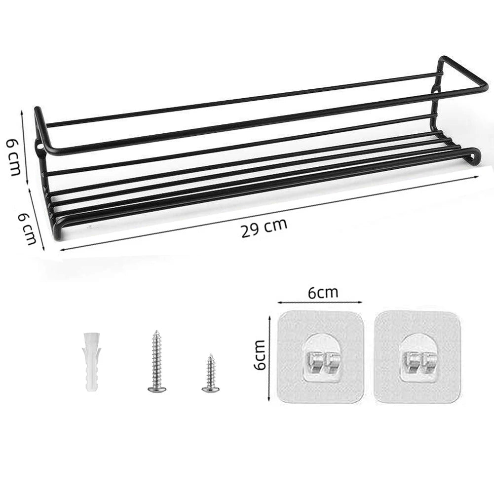 Organizer Metal Hanging Spice Racks Restaurant Wall-Mounted