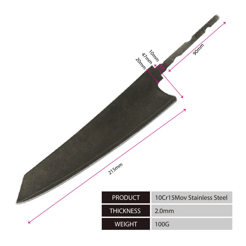 Amber Knife High Quality Blade Japanese Damascus Steel