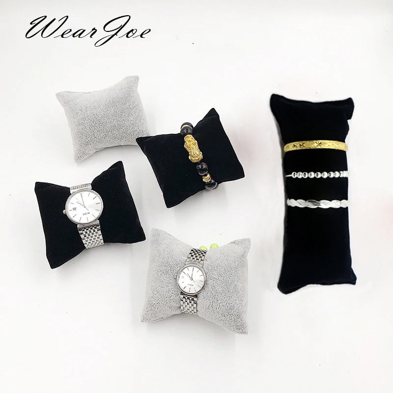 Durable Velvet Pearl Bracelet Watch Display Pillows Case