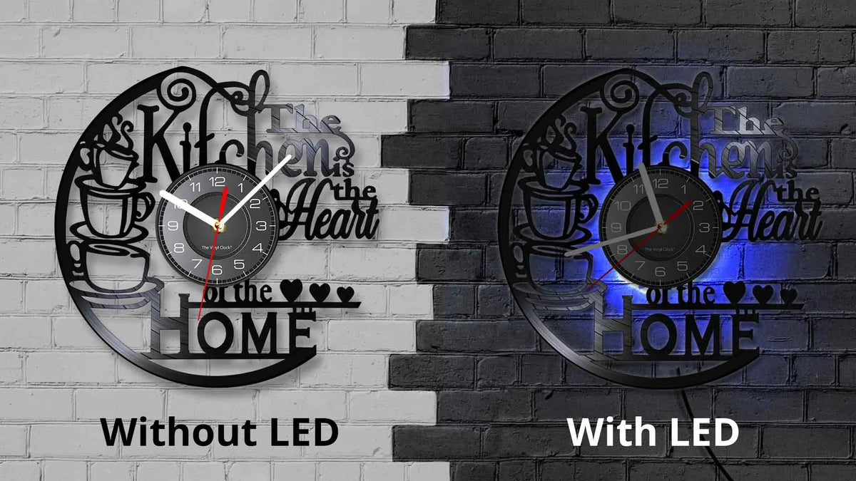 Is Heart Of Vinyl Record Wall Clock Cooking