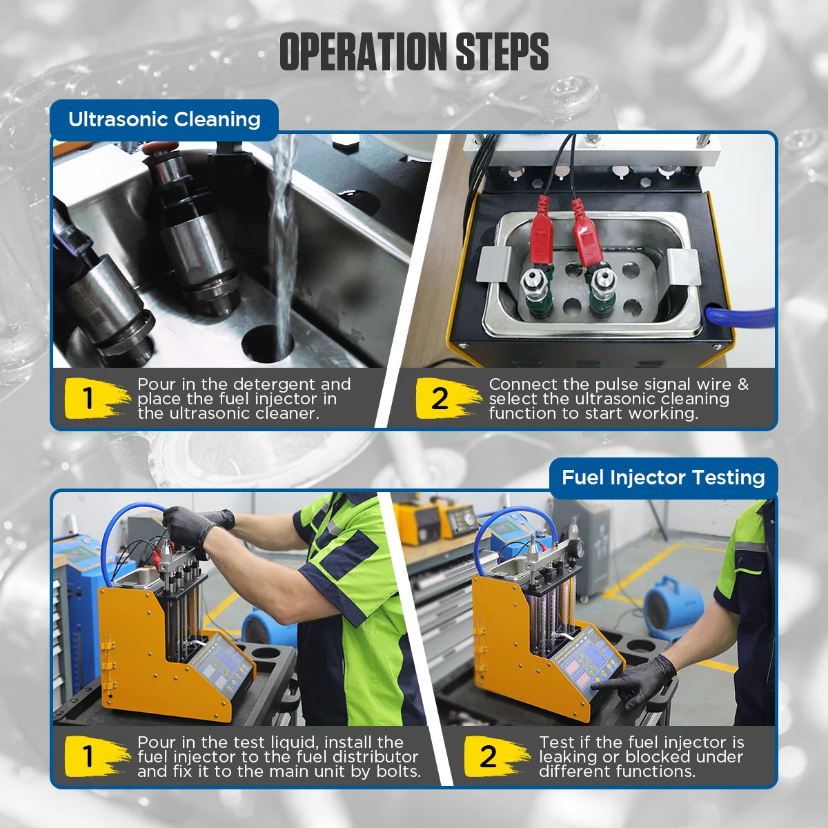 Autool Ct150 Car Fuel Injector Cleaner Tester Cylinders