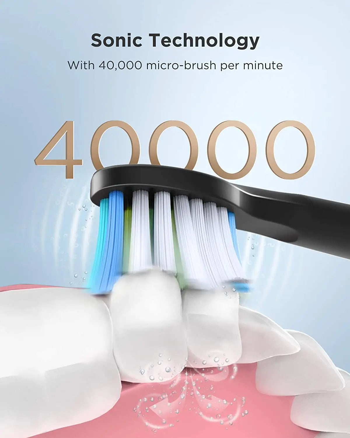 Fairywill Sonic Electric Toothbrush E11 Waterproof Usb Charge