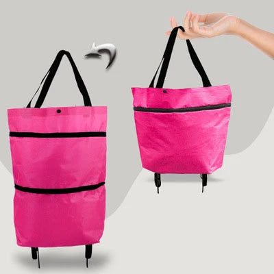 Folding Reusable Shopping Bags Small Pull Cart Buy