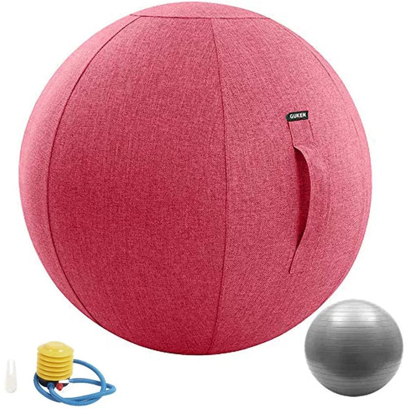 Sports Yoga Balls Handle & Cover & Pump
