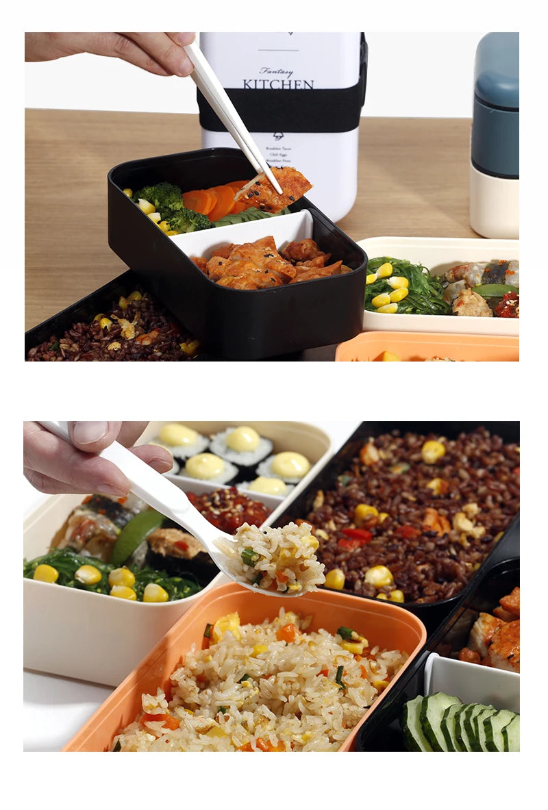 Lunch Box Eco Friendly Food Container Bento Microwave