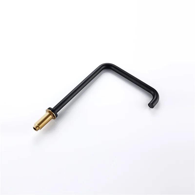 Modern Style Bathroom Basin Mixer Tap Dual Holder