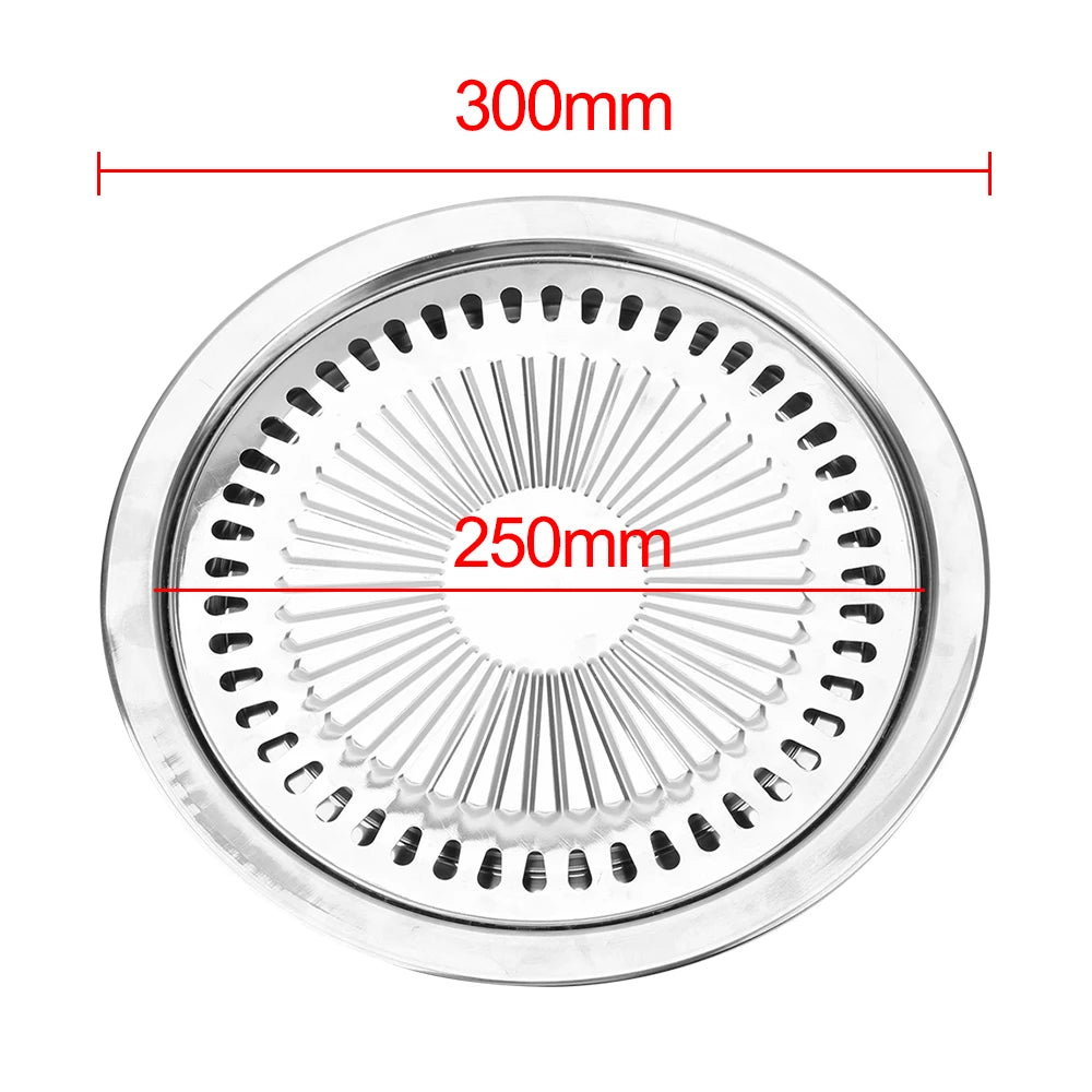 Smokeless Barbecue Grill Pan Non-Stick Gas Stove Plate