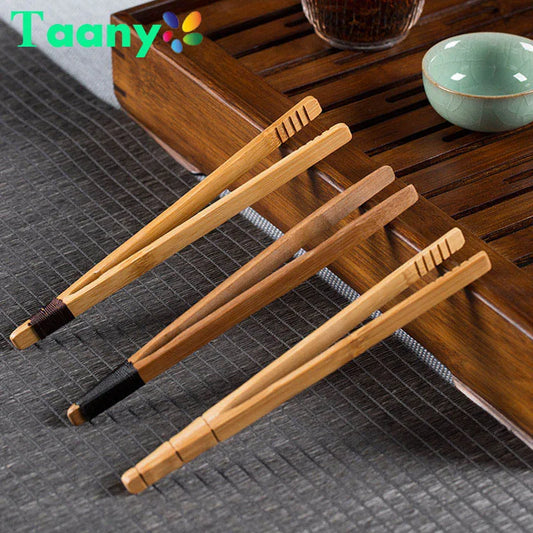 Wooden Tea Clip Bread Tong Food Barbecue Salad
