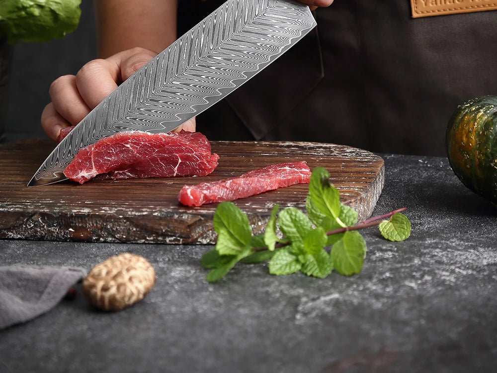 Xituo Damascus Steel Knife 1-5 Chef Knife Japanese