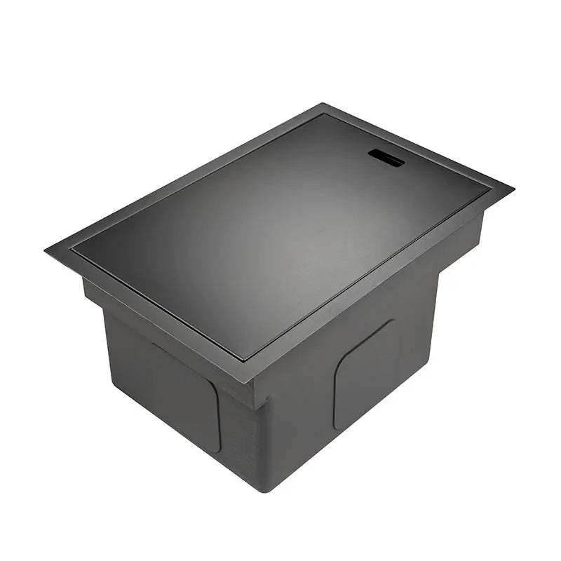 Black Sink Hidden Bowl Bar Small Size Sink