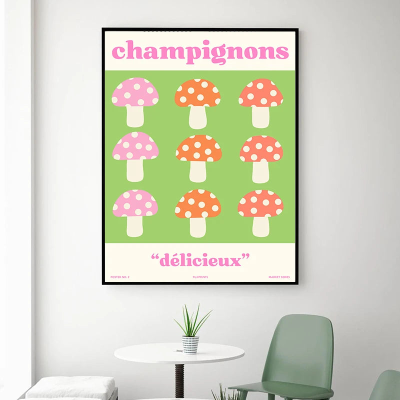 French Bon Appetit Art Print Wall Decor Housewarming