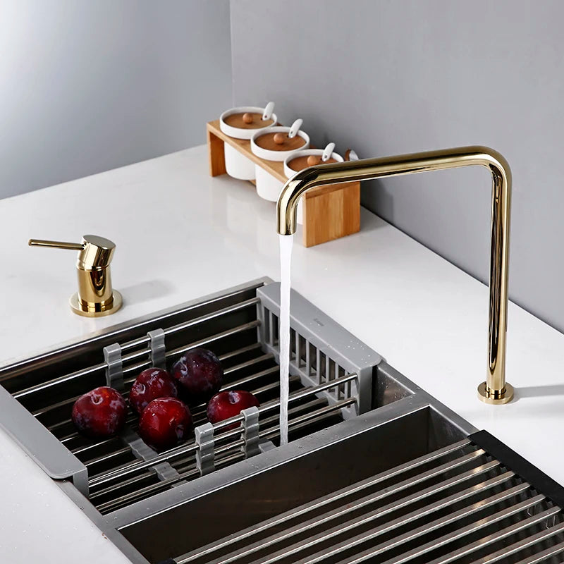 Bagnolux Golden Faucet Rod Ceramic Sheet Valve Core