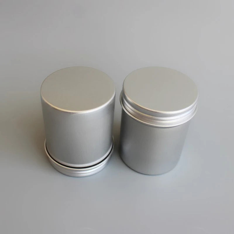 12/24/48/96pcs 80ml Aluminum Tin Candle Jars Empty Cosmetic