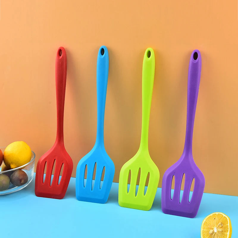 Silicone Turner Spatula Fried Shovel Egg Fish Frying