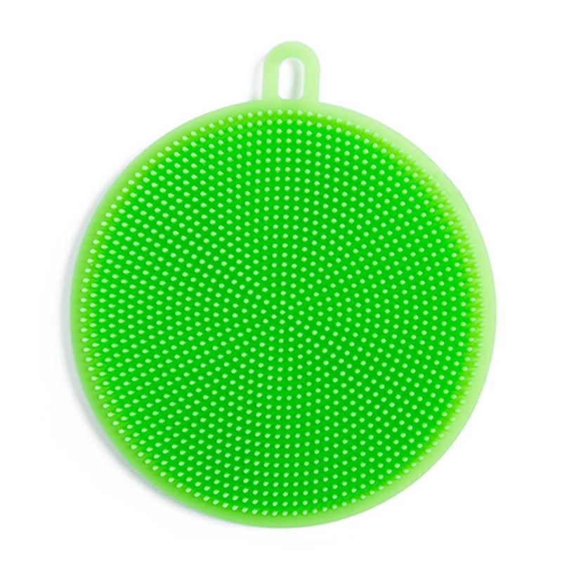 Silicone Cleaning Brush Dishwasher Sponges Dish Washing Sponge