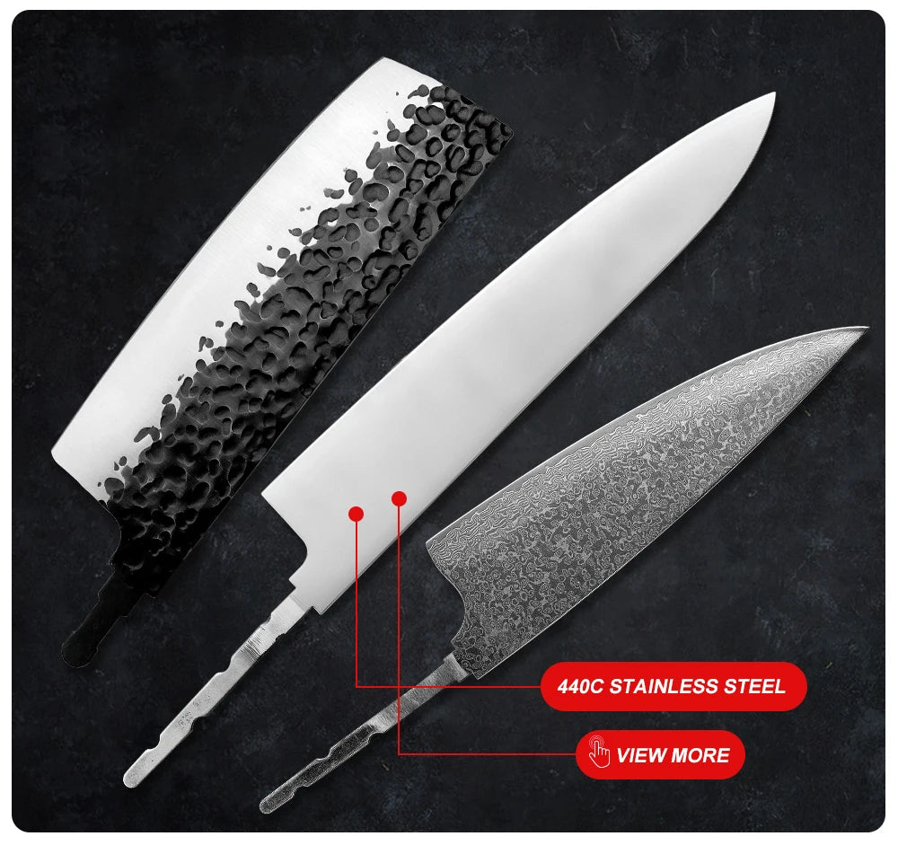 Knife Blank Blade Diy Knife 4cr13 Stainless Steel