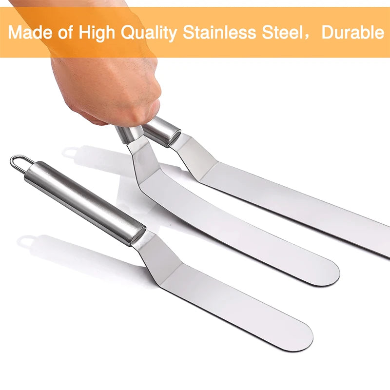Stainless Steel Baking & Pastry Cream Spatula Cake