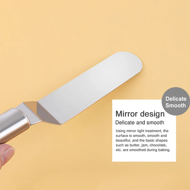 Stainless Steel Baking & Pastry Cream Spatula Cake