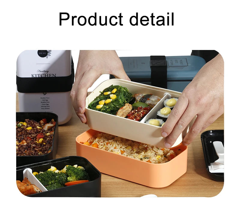 Lunch Box Eco Friendly Food Container Bento Microwave