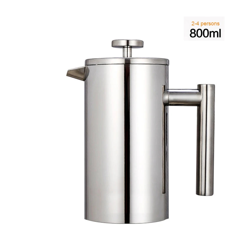 5l Coffee Maker French Press Stainless Steel Espresso