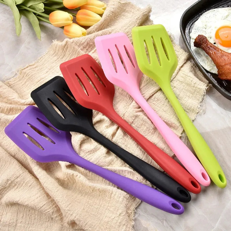 Silicone Turner Spatula Fried Shovel Egg Fish Frying