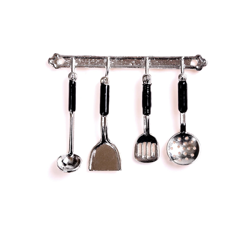 12 Doll House Miniature Dollhouse Spoon Shovel Cookware