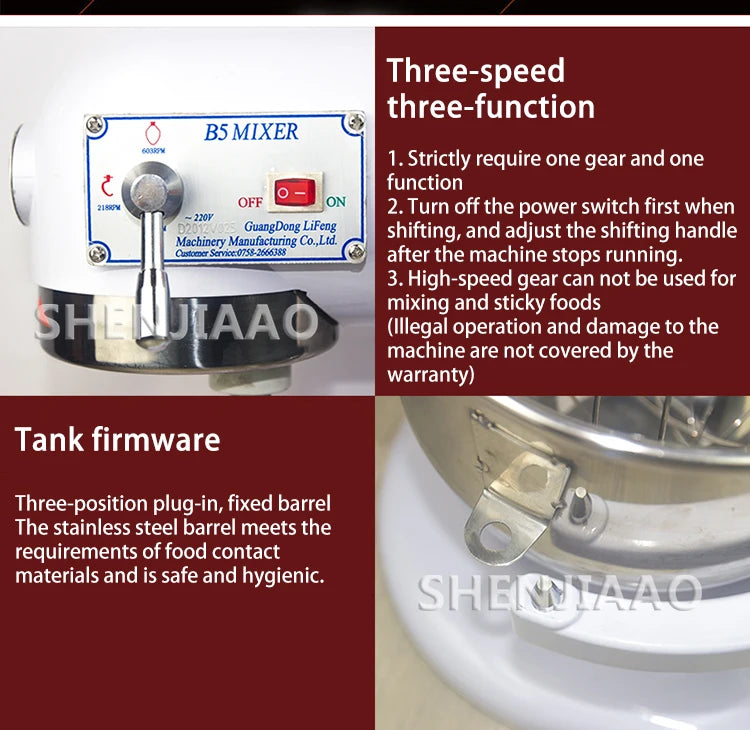 5l Commercial Mixer Electric Mixer Fresh Milk Machine