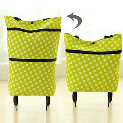 Folding Reusable Shopping Bags Small Pull Cart Buy