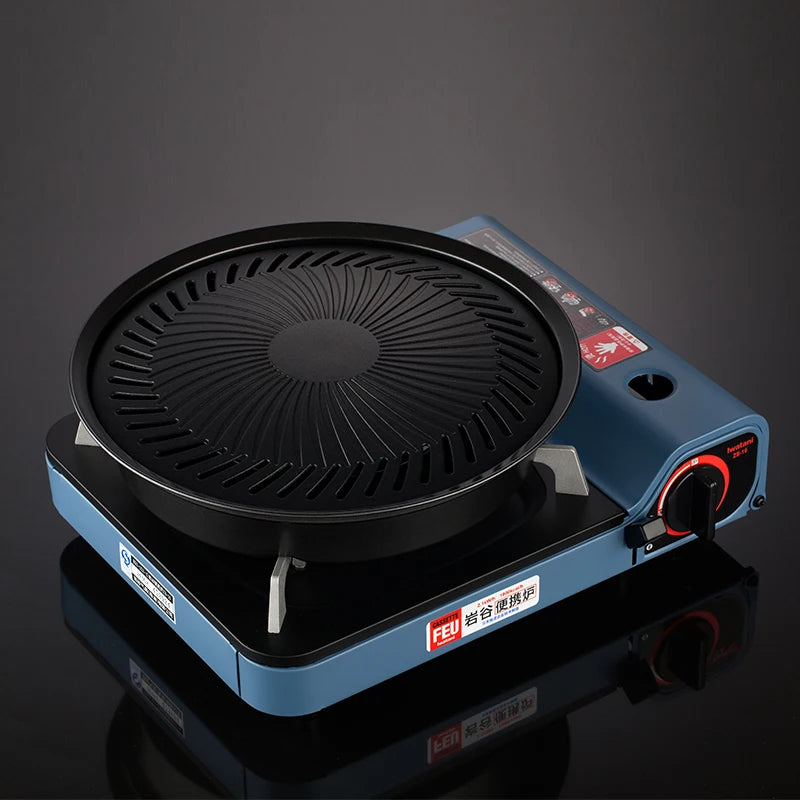 Korean Smokeless Barbecue Grill Pan Gas Non-Stick Gas