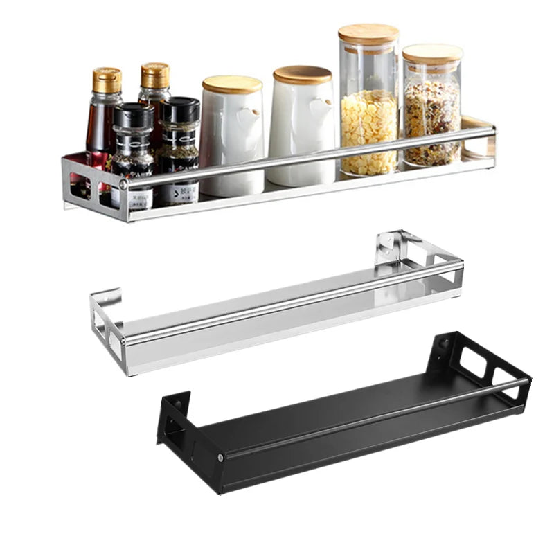 Multi-Purpose Organizer Wall Mount Spice Rack Shelf Bracket