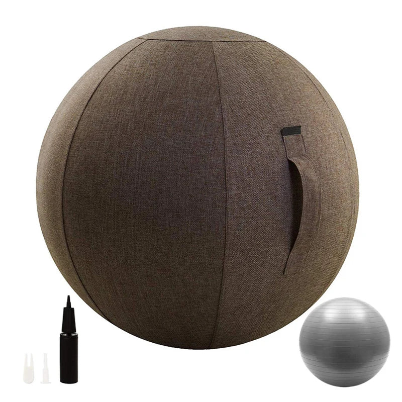 Sports Yoga Balls Handle & Cover & Pump