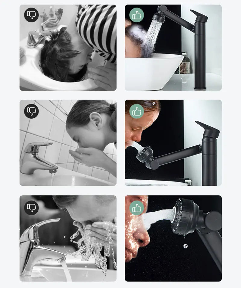 1080 Degree Basin Faucet Sink Faucet Bathroom Faucet