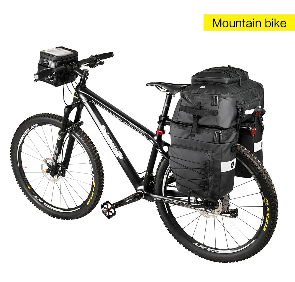 Rhinowalk Bike Pannier Bag In Big Capacity Trunk