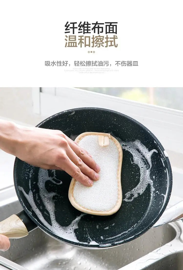 Sponge Rag Cleaning Cloth Washing Dishs Supplies Double