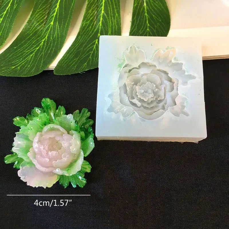10 Styles 3d Flower Silicone Mold Resin Camellia