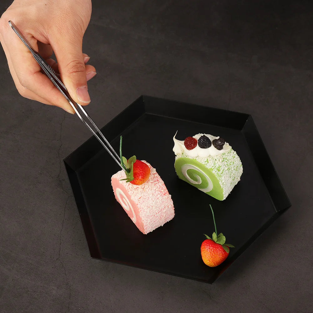 Tongs Utensils Bbq Tweezer Food Clip Stainless Steel