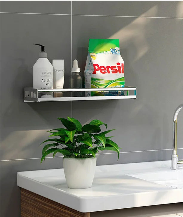 Multi-Purpose Organizer Wall Mount Spice Rack Shelf Bracket