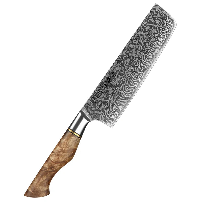 Hezhen Knife 1-7pc Damascus Steel Knives Chef Knife