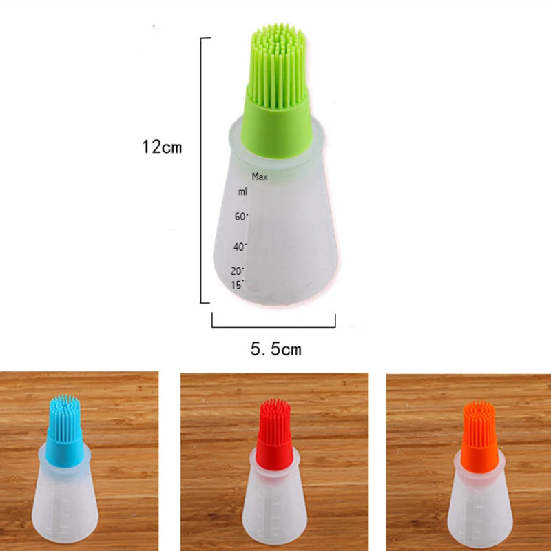 High Temperature Resistant Silicone Bottle Brush Bbq Brush