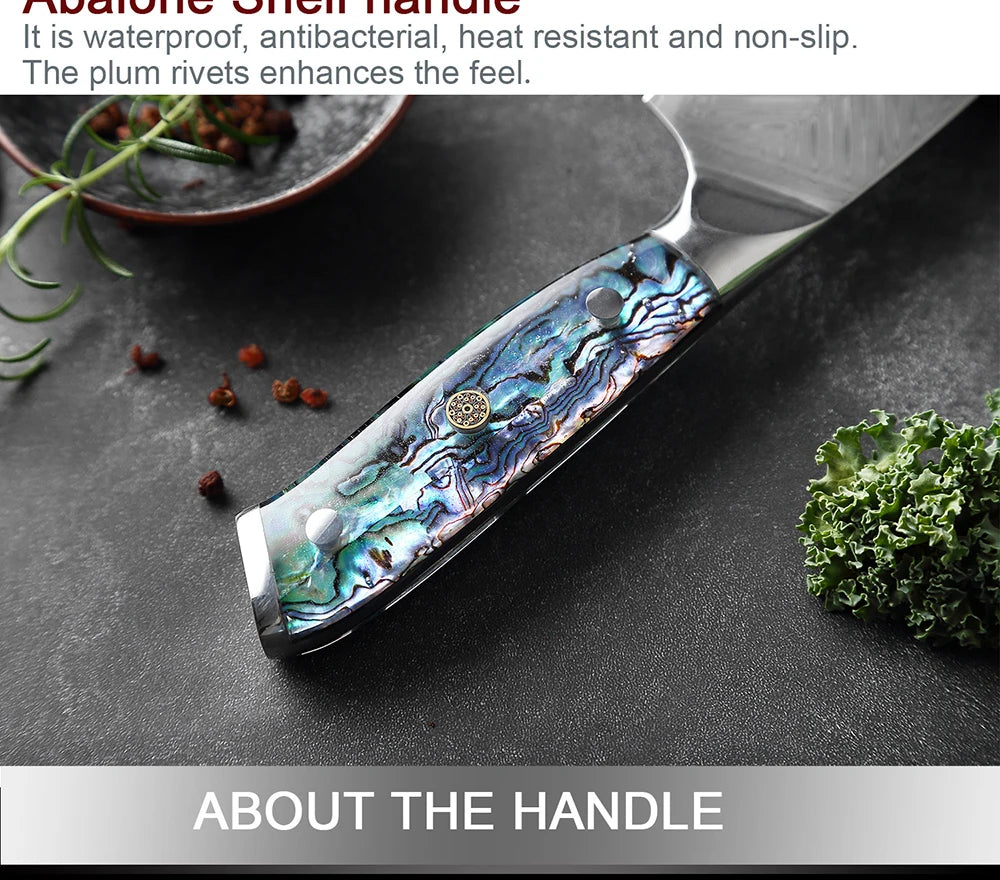Xituo Damascus Steel Knife 1-5 Chef Knife Japanese