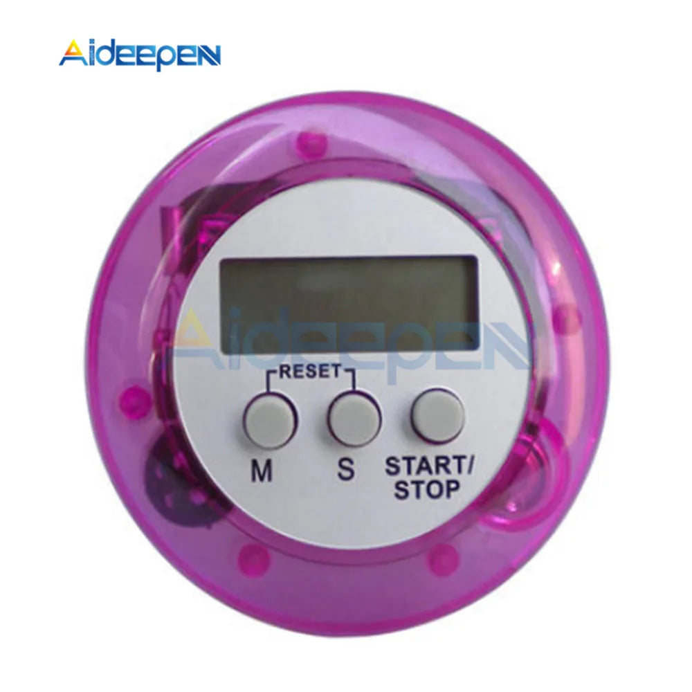 Lcd Digital Countdown Magnetic Stopwatch Timer Back Stand