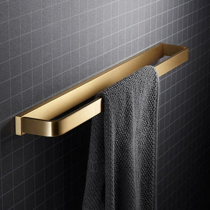 Bathroom Towel Rack Corner Shelf Paper Holder Hook