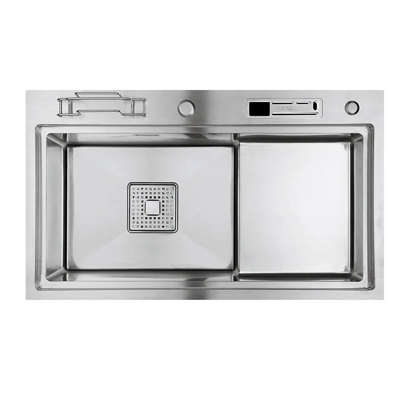 Black High Low Sink Sink Knife Holder Vegetable